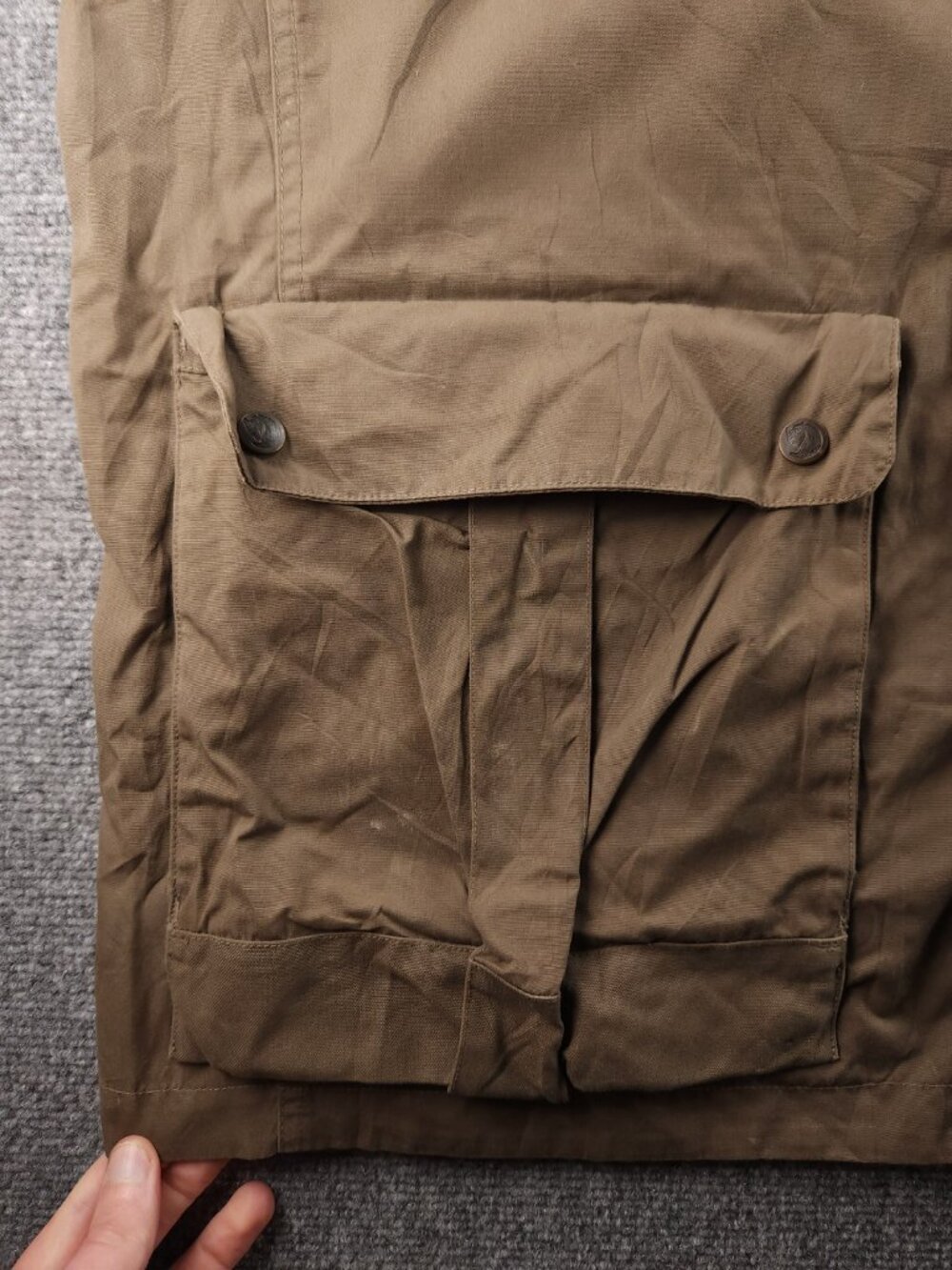FJALLRAVEN No. 68 Jacket XL Hooded Green Full Zip G-1000 Pockets Outdoors Men - Picture 7 of 16